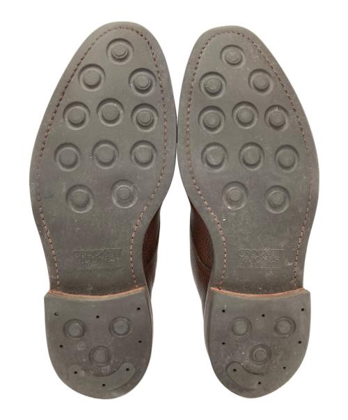 Crockett & Jones（クロケット＆ジョーンズ）Crockett & Jones (クロケット＆ジョーンズ) ダブルモンクストラップシューズ ブラウン サイズ:8 1/2の古着・服飾アイテム