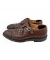 Crockett & Jones (クロケット＆ジョーンズ) ダブルモンクストラップシューズ ブラウン サイズ:8 1/2：23000円