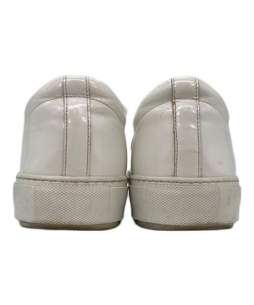 Acne studios（アクネ ストゥディオス）ACNE STUDIOS (アクネ ストゥディオス) レザースニーカー ホワイト サイズ:43の古着・服飾アイテム
