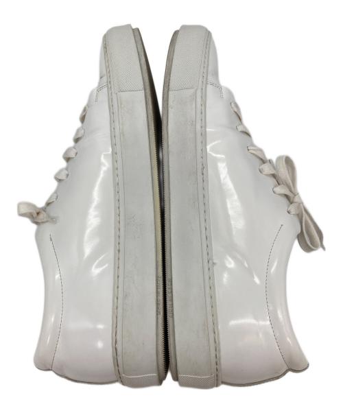 Acne studios（アクネ ストゥディオス）ACNE STUDIOS (アクネ ストゥディオス) レザースニーカー ホワイト サイズ:43の古着・服飾アイテム