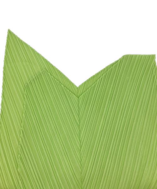 PLEATS PLEASE（プリーツプリーズ）PLEATS PLEASE (プリーツプリーズ) プリーツノースリーブワンピース グリーン サイズ:3の古着・服飾アイテム