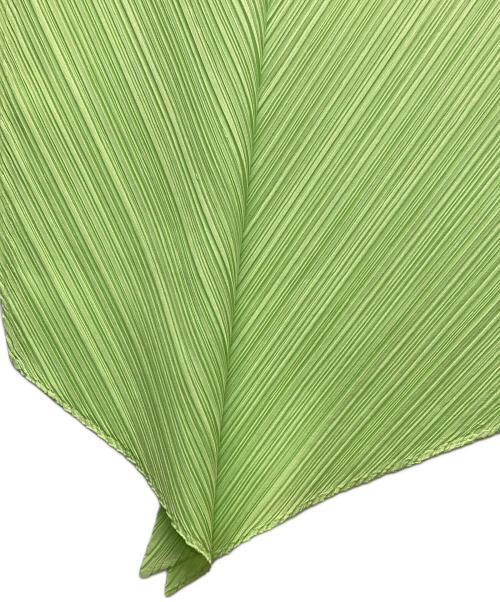 PLEATS PLEASE（プリーツプリーズ）PLEATS PLEASE (プリーツプリーズ) プリーツノースリーブワンピース グリーン サイズ:3の古着・服飾アイテム