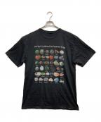 stussyステューシー）の古着「STONES PIGMENT DYED TEE」｜ブラック