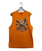 HARLEY-DAVIDSONハーレーダビッドソン）の古着「両面プリントタンクトップ」｜オレンジ