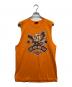 HARLEY-DAVIDSON（ハーレーダビッドソン）の古着「両面プリントタンクトップ」｜オレンジ