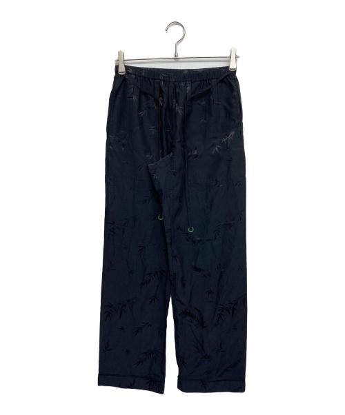 ALEXANDER WANG（アレキサンダー・ワン）ALEXANDER WANG (アレキサンダーワン) フラワーモチーフトラウザーパンツ ブラック サイズ:XSの古着・服飾アイテム