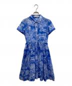 Christian Diorクリスチャン ディオール）の古着「ブラウスワンピース」｜ブルー
