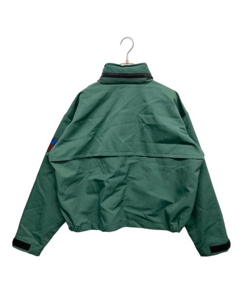 Nikon（ニコン）Nikon (ニコン) ナイロンジャケット〔OLD〕 グリーン サイズ:Mの古着・服飾アイテム