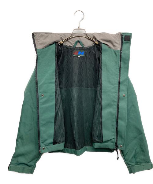Nikon（ニコン）Nikon (ニコン) ナイロンジャケット〔OLD〕 グリーン サイズ:Mの古着・服飾アイテム