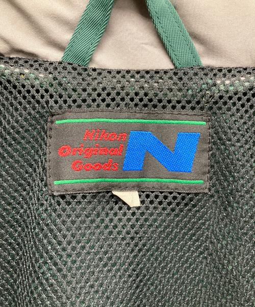 Nikon（ニコン）Nikon (ニコン) ナイロンジャケット〔OLD〕 グリーン サイズ:Mの古着・服飾アイテム