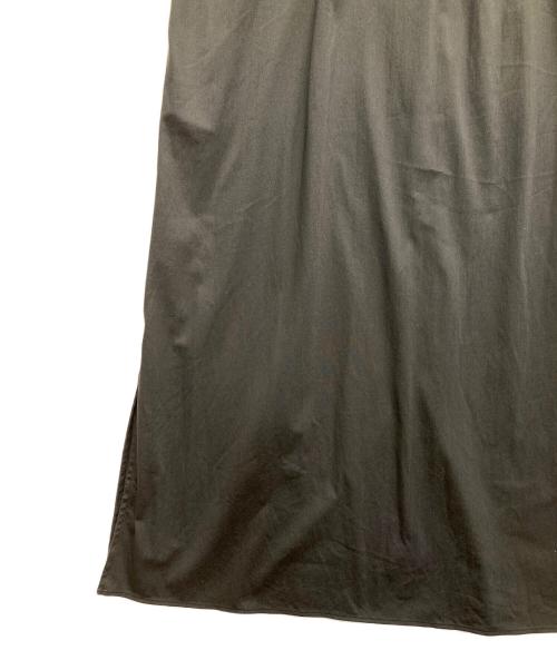 MACPHEE（マカフィー）MACPHEE (マカフィー) コットンナイロン バンドカラーシャツワンピース ブラック サイズ:36の古着・服飾アイテム