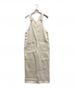 Spick and Spanスピックアンドスパン）の古着「コットンピケサロペット」｜ホワイト