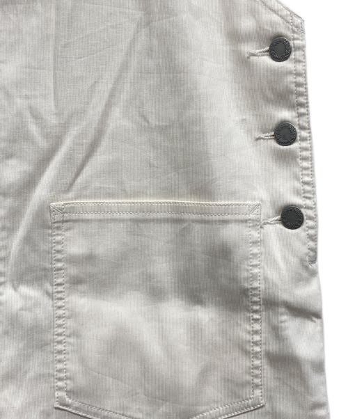 Spick and Span（スピックアンドスパン）Spick and Span (スピックアンドスパン) コットンピケサロペット ホワイト サイズ:36の古着・服飾アイテム