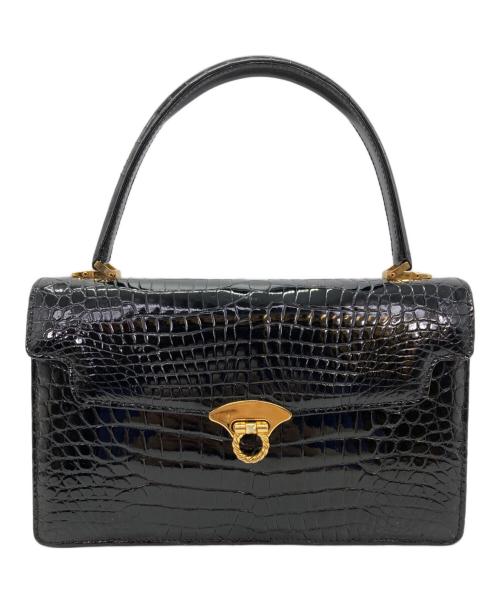 Genghiz.K（ジンギスカン）genghiz.K (ジンギスカン) ジンギスカン クロコダイル 2wayバック ブラックの古着・服飾アイテム