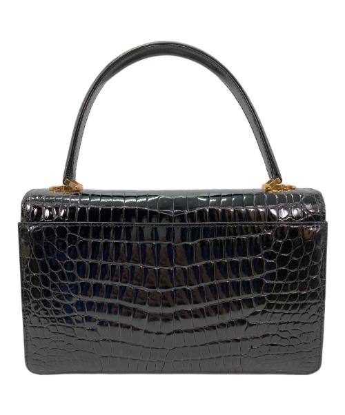 Genghiz.K（ジンギスカン）genghiz.K (ジンギスカン) ジンギスカン クロコダイル 2wayバック ブラックの古着・服飾アイテム