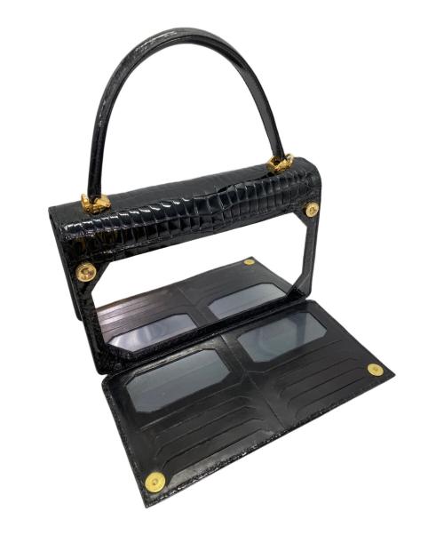 Genghiz.K（ジンギスカン）genghiz.K (ジンギスカン) ジンギスカン クロコダイル 2wayバック ブラックの古着・服飾アイテム