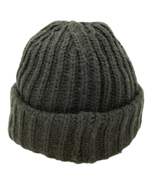 SUPREME（シュプリーム）SUPREME (シュプリーム) CLASSIC LOGO CHUNKY RIBBED BEANIE ブラック サイズ:表記無しの古着・服飾アイテム