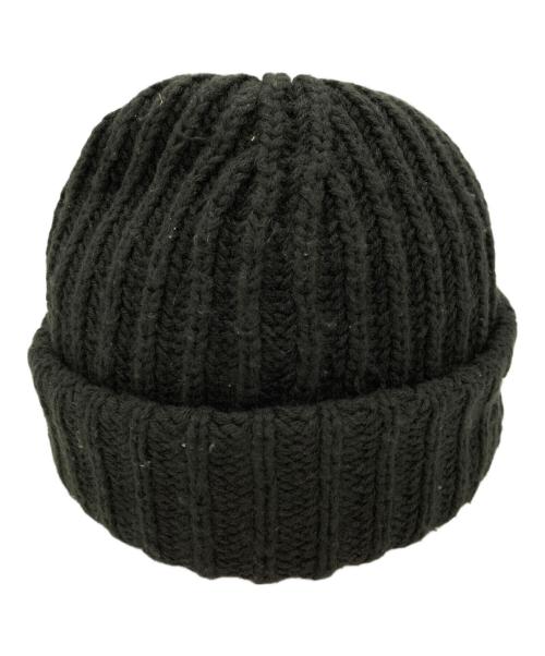 SUPREME（シュプリーム）SUPREME (シュプリーム) CLASSIC LOGO CHUNKY RIBBED BEANIE ブラック サイズ:表記無しの古着・服飾アイテム