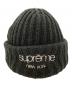 SUPREME（シュプリーム）の古着「CLASSIC LOGO CHUNKY RIBBED BEANIE」｜ブラック