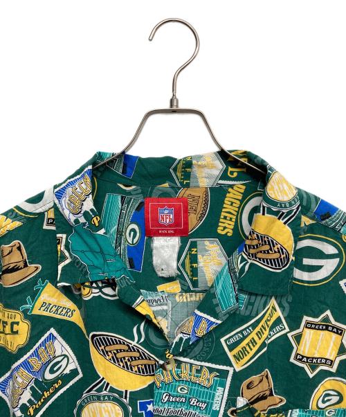 NFL（ナショナル・フットボール・リーグ）NFL (ナショナル・フットボール・リーグ) 半袖シャツ グリーン サイズ:2XLの古着・服飾アイテム