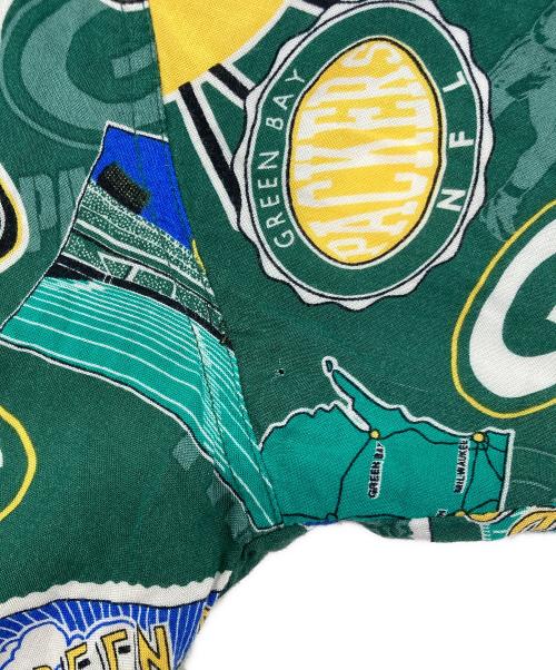 NFL（ナショナル・フットボール・リーグ）NFL (ナショナル・フットボール・リーグ) 半袖シャツ グリーン サイズ:2XLの古着・服飾アイテム