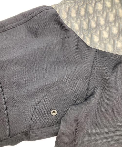 Christian Dior（クリスチャン ディオール）Christian Dior (クリスチャン ディオール) Shawn Stussy (ショーン・ステューシー) オブリーク総柄ハーフジップアノラックジャケット グレー サイズ:Lの古着・服飾アイテム