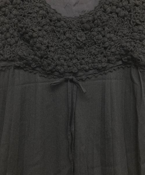 INGEBORG（インゲボルグ）INGEBORG (インゲボルグ) ノースリーブワンピース ブラック サイズ:9の古着・服飾アイテム