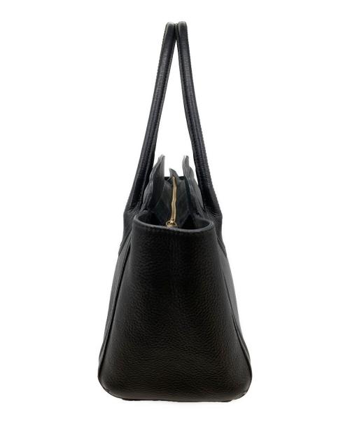 FURLA（フルラ）FURLA (フルラ) カレッジトート レザートートバッグ ブラックの古着・服飾アイテム