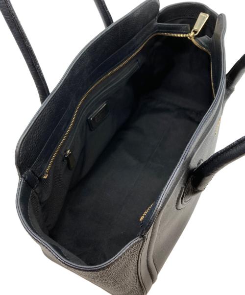 FURLA（フルラ）FURLA (フルラ) カレッジトート レザートートバッグ ブラックの古着・服飾アイテム