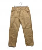 EVISUエヴィス）の古着「デニムパンツ」｜ベージュ