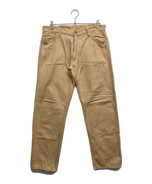 EVISU（エヴィス）EVISU (エヴィス) デニムパンツ ベージュ サイズ:36×34の古着・服飾アイテム