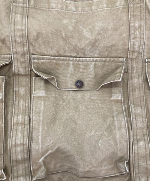 Ues（ウエス）UES (ウエス) ボストンバッグ ベージュの古着・服飾アイテム