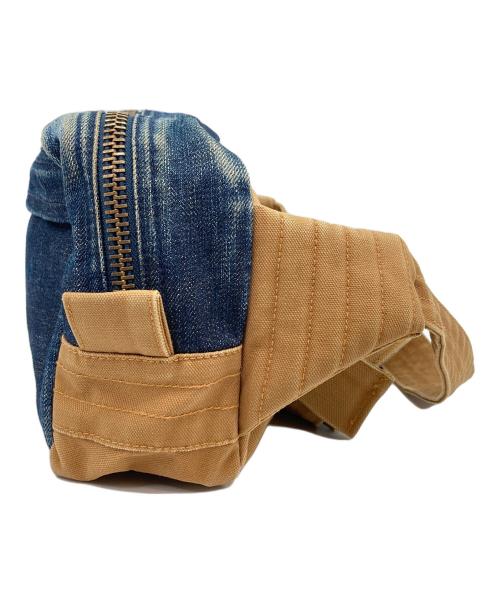 Ues（ウエス）UES (ウエス) デニムショルダーバッグ インディゴの古着・服飾アイテム