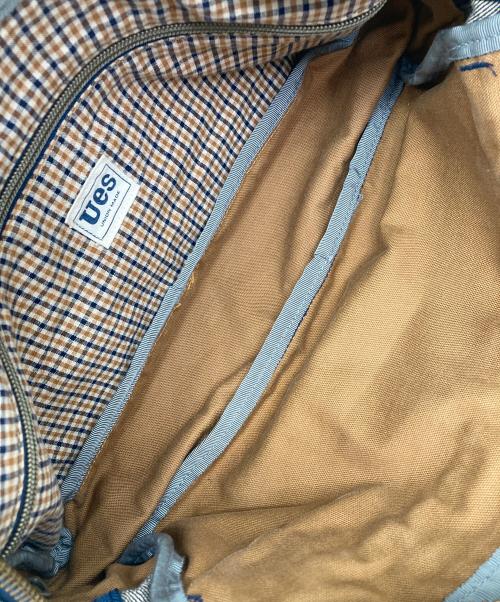 Ues（ウエス）UES (ウエス) デニムショルダーバッグ インディゴの古着・服飾アイテム