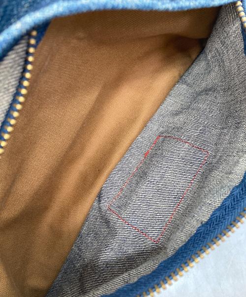Ues（ウエス）UES (ウエス) デニムショルダーバッグ インディゴの古着・服飾アイテム