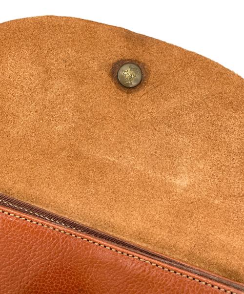 IL BISONTE（イル ビゾンテ）IL BISONTE (イル ビゾンテ) レザーショルダーバッグ ブラウンの古着・服飾アイテム