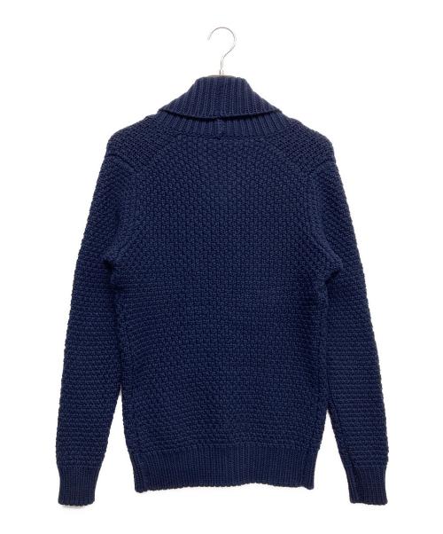 Drumohr（ドルモア）Drumohr (ドルモア) ウールショールカラーカーディガン ネイビー サイズ:44の古着・服飾アイテム