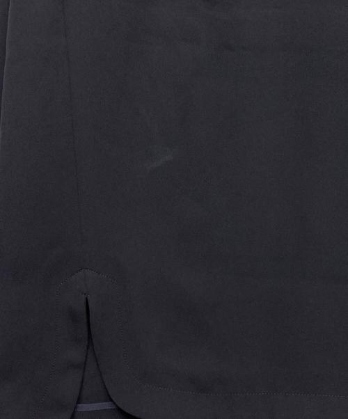 yangany（ヤンガニー）yangany (ヤンガニー) クルーネック7分袖ブラウス ネイビー サイズ:38の古着・服飾アイテム