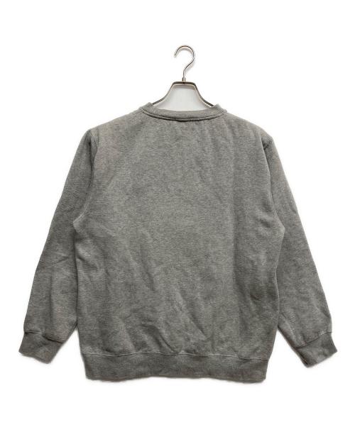 stussy（ステューシー）stussy (ステューシー) 90ｓワッペンスウェット グレー サイズ:Ｍの古着・服飾アイテム