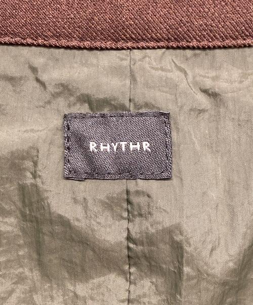 RHYTHR（リズル）RHYTHR (リズル) ジップアップジャケット ブラウン サイズ:Lの古着・服飾アイテム