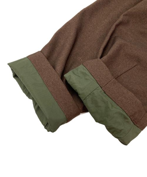 RHYTHR（リズル）RHYTHR (リズル) ジップアップジャケット ブラウン サイズ:Lの古着・服飾アイテム