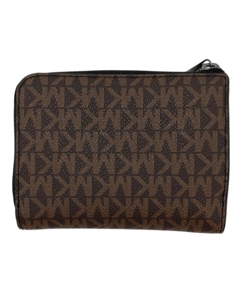 MICHAEL KORS（マイケル・コース）MICHAEL KORS (マイケルコース) 2つ折り財布 ブラウンの古着・服飾アイテム