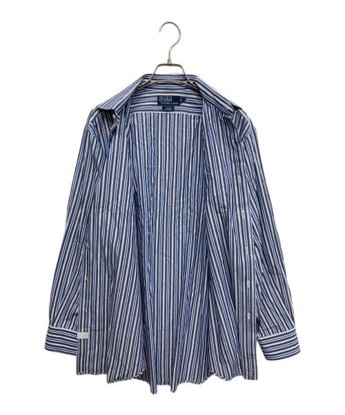POLO RALPH LAUREN（ポロ・ラルフローレン）POLO RALPH LAUREN (ポロ・ラルフローレン) ストライプシャツ ブルー サイズ:16の古着・服飾アイテム