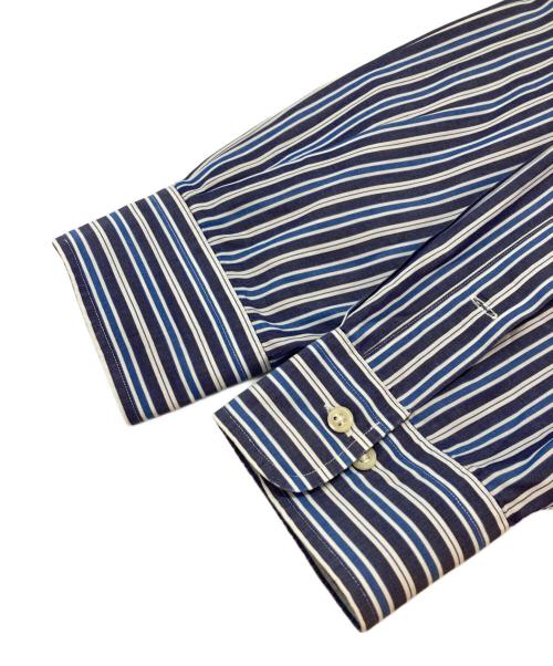POLO RALPH LAUREN（ポロ・ラルフローレン）POLO RALPH LAUREN (ポロ・ラルフローレン) ストライプシャツ ブルー サイズ:16の古着・服飾アイテム