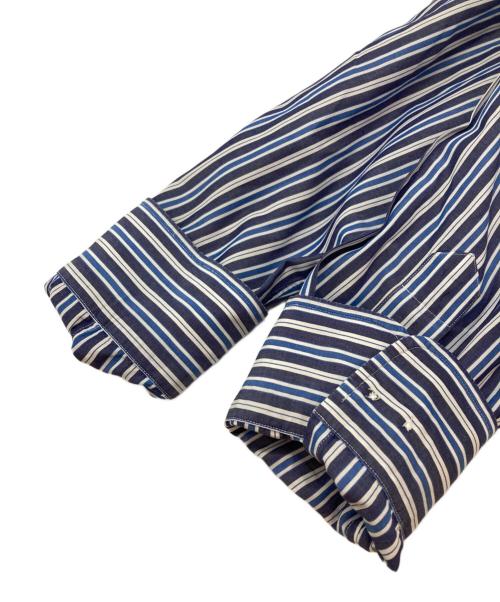 POLO RALPH LAUREN（ポロ・ラルフローレン）POLO RALPH LAUREN (ポロ・ラルフローレン) ストライプシャツ ブルー サイズ:16の古着・服飾アイテム