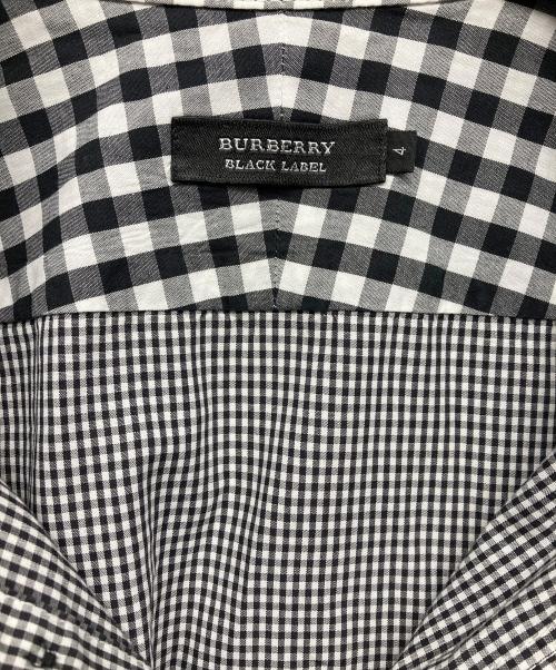 BURBERRY BLACK LABEL（バーバリーブラックレーベル）BURBERRY BLACK LABEL (バーバリーブラックレーベル) ボタンダウンシャツ ブラック サイズ:size4の古着・服飾アイテム