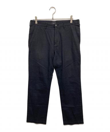 【未使用•タグ付✨】バーバリーブラックレーベル ベロアパンツ 黒 W79 中古・古着通販】BURBERRY BLACK LABEL (バーバリーブラック