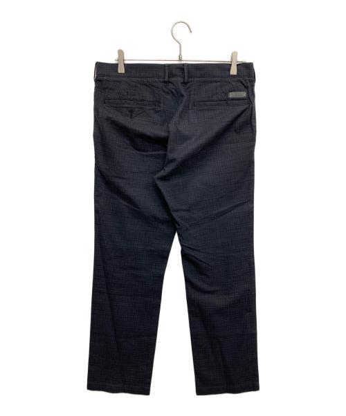 BURBERRY BLACK LABEL（バーバリーブラックレーベル）BURBERRY BLACK LABEL (バーバリーブラックレーベル) チェックパンツ ブラック サイズ:79の古着・服飾アイテム