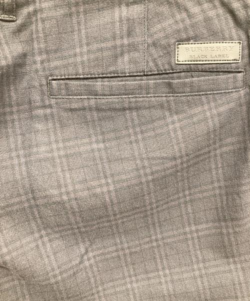 BURBERRY BLACK LABEL（バーバリーブラックレーベル）BURBERRY BLACK LABEL (バーバリーブラックレーベル) チェックパンツ ブラック サイズ:79の古着・服飾アイテム