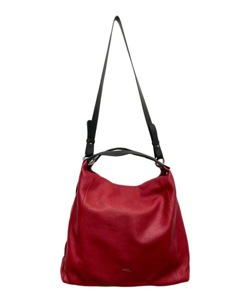 FURLA（フルラ）FURLA (フルラ) エリザベス 2wayレザートートバッグ レッドの古着・服飾アイテム